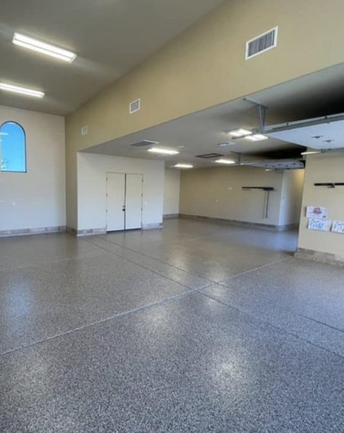 Garage concrete coating