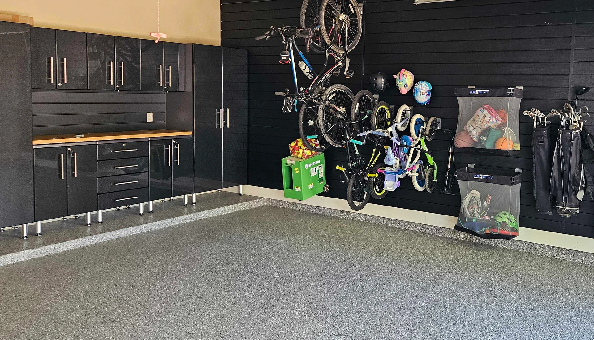 Concrete Floor Coating and Garage Storage Solutions in The Woodlands